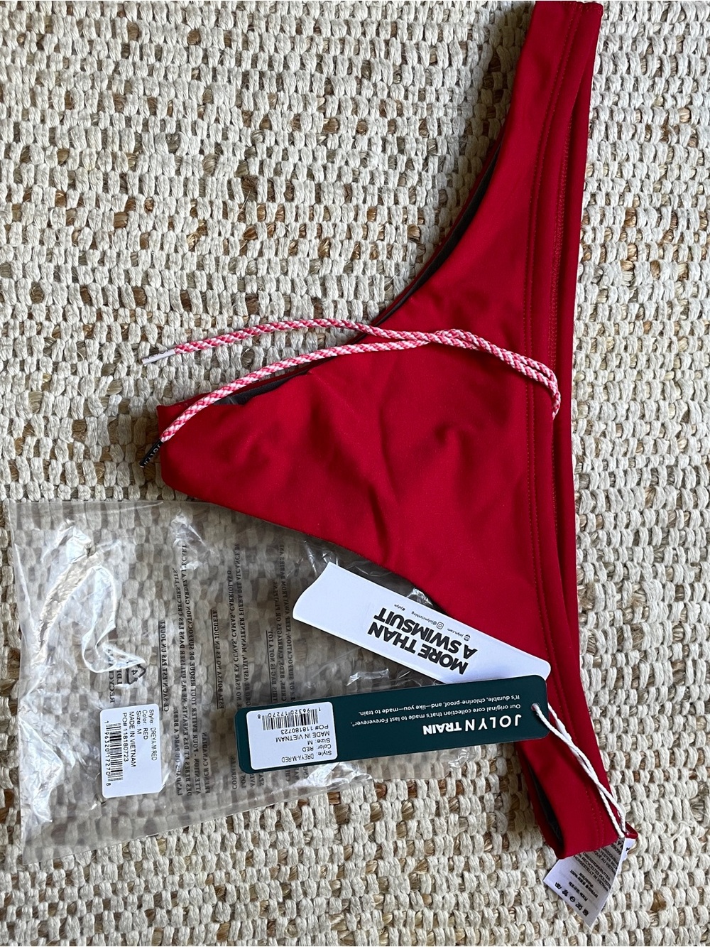 Jolyn Clothing Red Women's Bikini Bottom